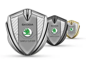 Skoda Emblema Guardabarros Insignia Deportivo Estilo Pulido